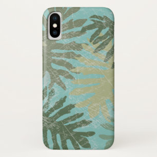 Verblaßtes tropisches Blätter Case-Mate iPhone Hülle