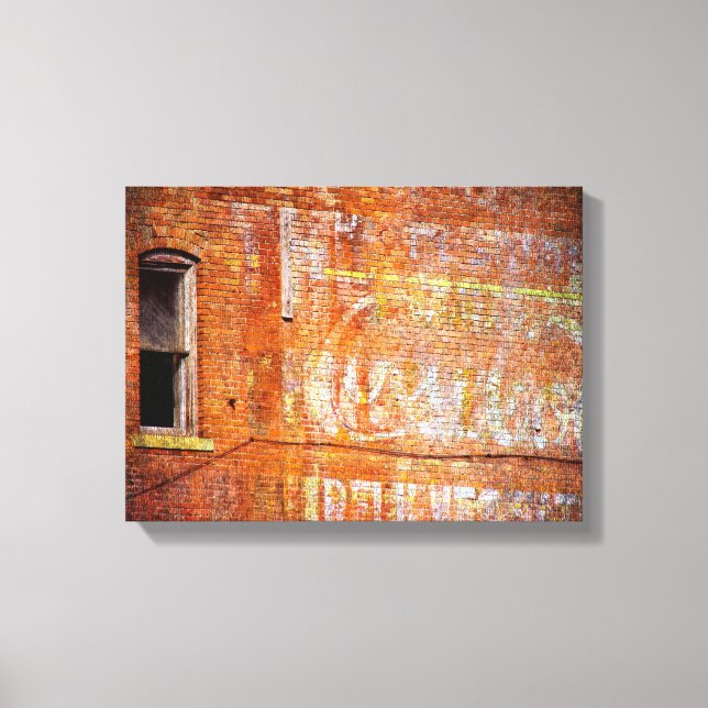 Verbleibendes Bild, Ghost-Zeichen Leinwanddruck (Vorderseite)