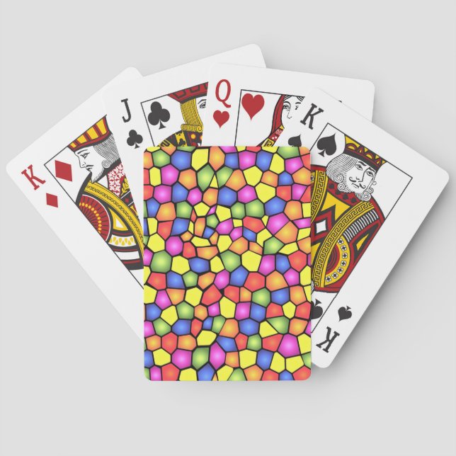 Verbleibte Glastextur Spielkarten! Spielkarten (Rückseite)