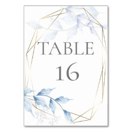 Verbleibte Lilac- und Dusty Blue Foliage Tischnummer