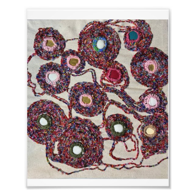 Verblendete Blume. Fotodruck (Vorne)