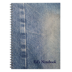 Verblendete Jeans / Denim Fabric Notizblock