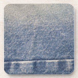 Verblendete Jeans / Denim Fabric Untersetzer