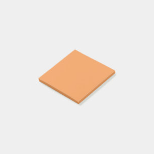Verblendete Orange (feste Farbe) Post-it Klebezettel