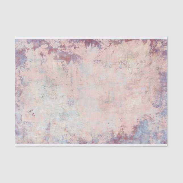 Verblendete Pastel Grunge Textur Seidenpapier (Vorderseite)