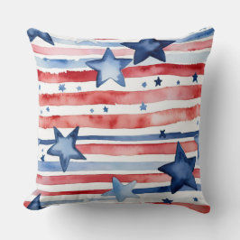 Verblendete US Flagge Kissen