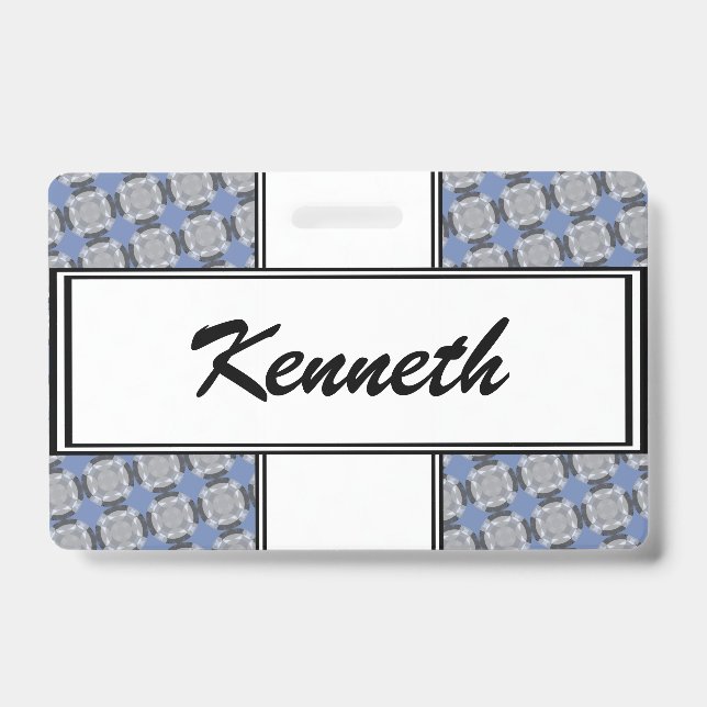 Verblendetraster von Kenneth Yoncich Ausweis (Vorderseite)