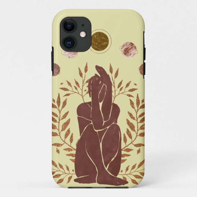 Verblichene Planeten Menschen Pflanze denken Blätt Case-Mate iPhone Hülle (Rückseite)