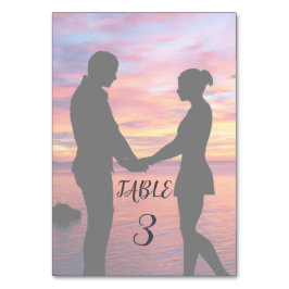 verblichenes undurchsichtiges Hochzeitssemble ✨ sc Tischnummer