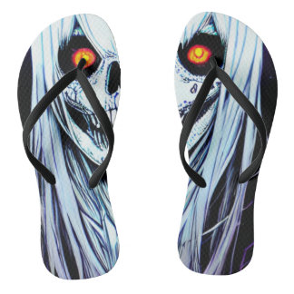 Verblüffend stilvoll: Halloween Spooky Flip Flops