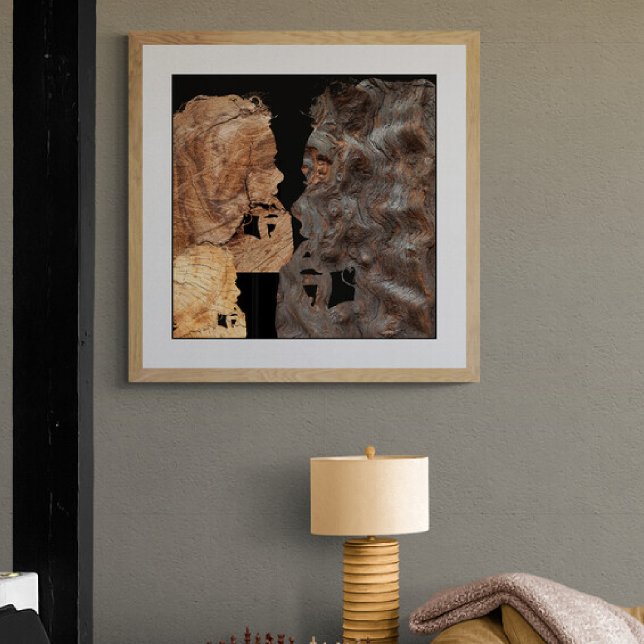 Verblüffendes Frauenprofil Leinwanddruck (Von Creator hochgeladen)