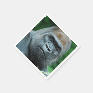 Verblüffter Gorilla Serviette