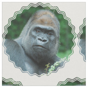 Verblüffter Gorilla Stoff
