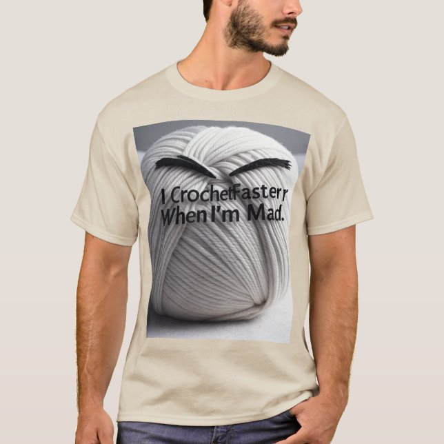 "Verborgen auf Rage: Schneller Crochet-Modus" T-Shirt (Vorderseite)