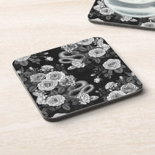 Verborgen in den Rose 3 Getränkeuntersetzer