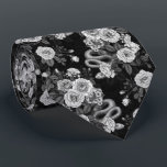 Verborgen in den Rose 3 Krawatte<br><div class="desc">Rose Blume,  Mäuse und Schlangen handbemalt in Ps und Illustrator,  nahtlos</div>