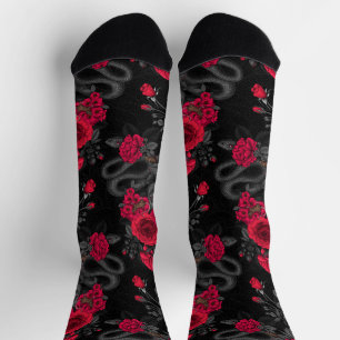 Verborgen in den Rosen Socken