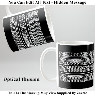 Verborgene Nachricht für jeden Hobby, wünschte ich Kaffeetasse