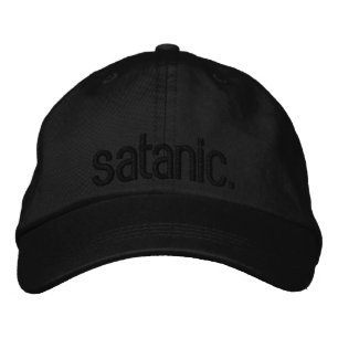Verborgener Satanist-Hut Bestickte Baseballkappe