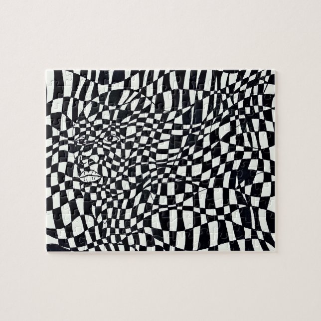 verborgenes Gesicht Puzzle (Horizontal)