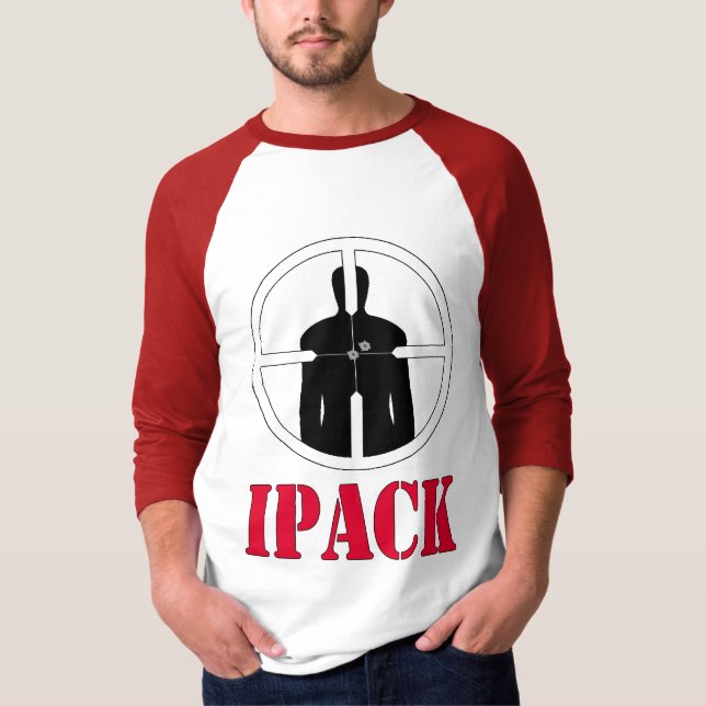 verborgenes iPack CCW tragen T-Shirt (Vorderseite)
