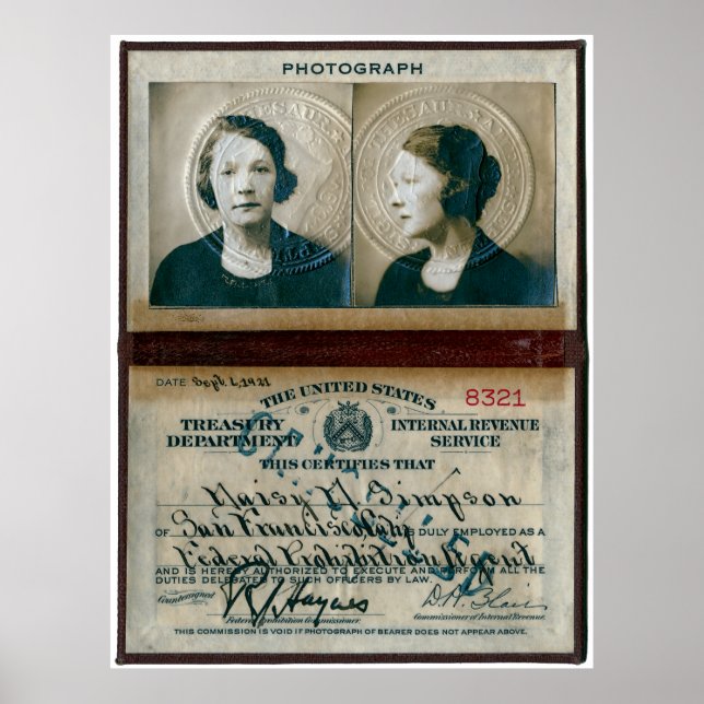 Verbot Agent Simpson AKA Lady Hooch Hunter Poster (Vorne)