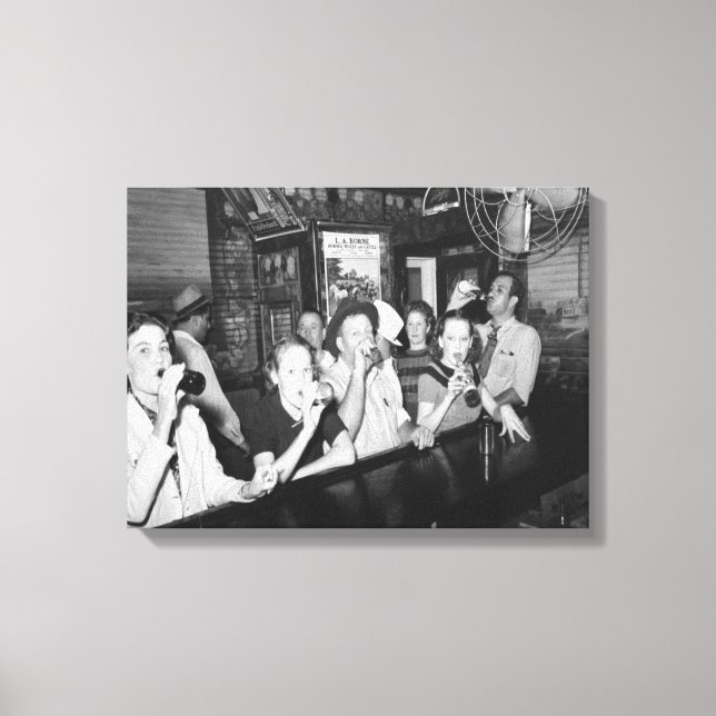 Verbot beendet Party Leinwanddruck (Vorderseite)