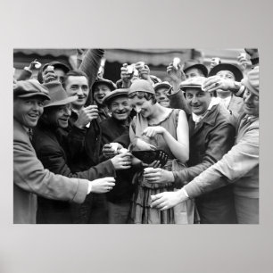 Verbot, Bier, Schwarz und Weiß, Vintag Poster