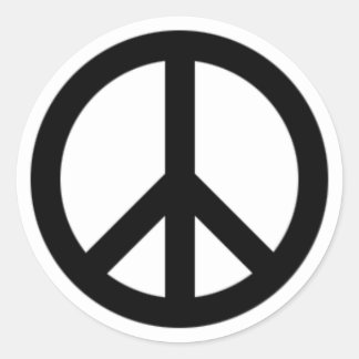 Verbot der Bombe Runder Aufkleber