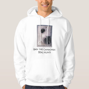 VERBOT DER SIEGEL JAGT Harp Siegel Wildlife Suppor Hoodie