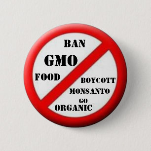 Verbot GMO-Knopf Button