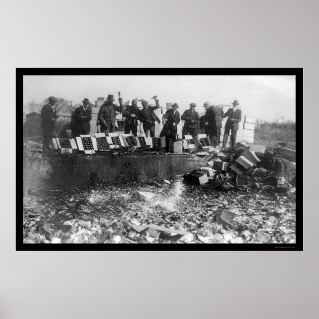 Verbot von Bierflaschen 1923 Poster (Vorne)