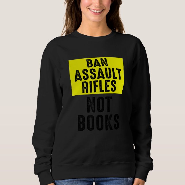 Verbot von Sturmflöten ohne Bücher 2 Sweatshirt (Vorderseite)