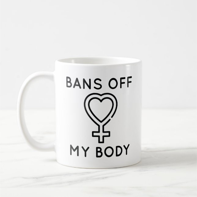 Verbote meines Körpers Kaffeetasse (Links)