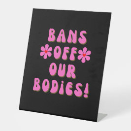 Verbote unserer Organe Retro-Pink-Typografie Sockelschild