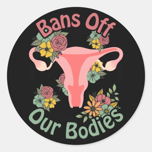 Verbote unserer Organe Runder Aufkleber (Vorderseite)