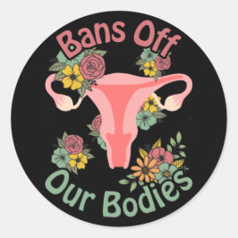 Verbote unserer Organe Runder Aufkleber