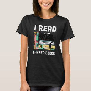 Verbotene Bücher Buchwurm Leser Ich lese verbotene T-Shirt