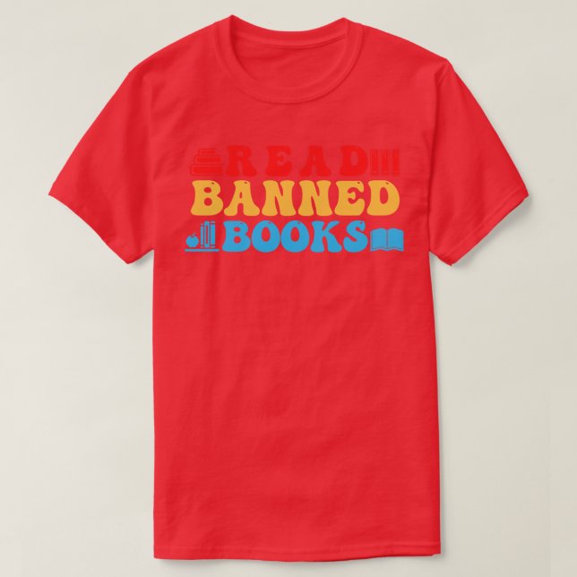 Verbotene Bücher lesen 25 T-Shirt (Design vorne)