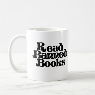 Verbotene Bücher lesen Kaffeetasse