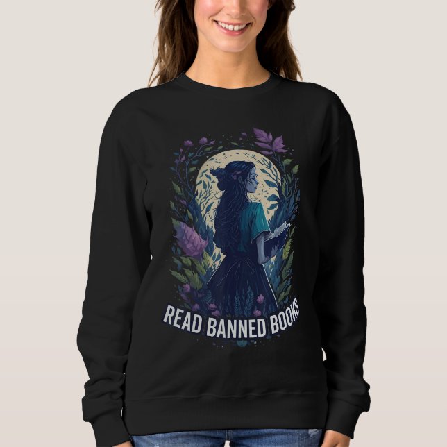 Verbotene Bücher lesen Sweatshirt (Vorderseite)