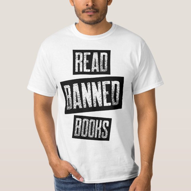 Verbotene Bücher lesen T-Shirt (Vorderseite)