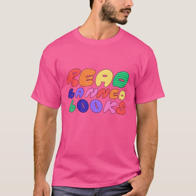 Verbotene Bücher lesen T-Shirt (Vorderseite)