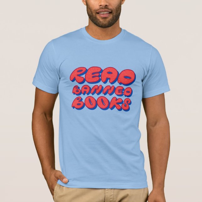 Verbotene Bücher lesen T-Shirt (Vorderseite)