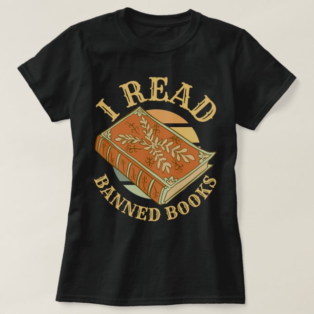 Verbotene Bücher T-Shirt (Design vorne)