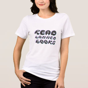 Verbotene Bücher Tri-Blend Shirt