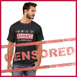 Verbotene Bücherzensur Ich bin mit der verbotenen T-Shirt