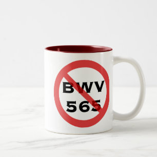 Verbotene BWV 565 Tasse