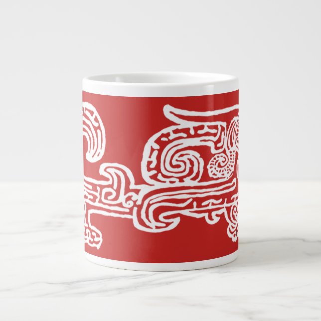 Verbotene City Dragon 20oz Inverse Print-Tasse Jumbo-Tasse (Vorderseite)
