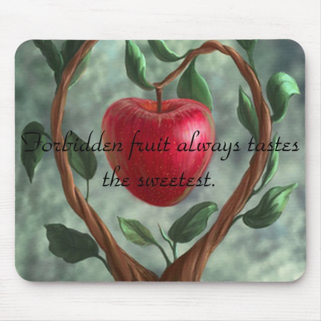 Verbotene Fruchtmuse Mousepad (Vorne)